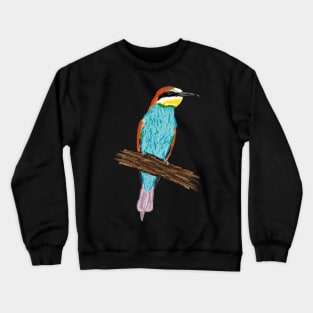 Nice Artwork showing an European Bee-Eater V Crewneck Sweatshirt